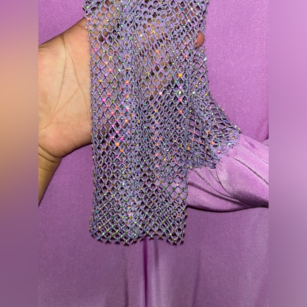 Lilac mermaid babyshower dress
